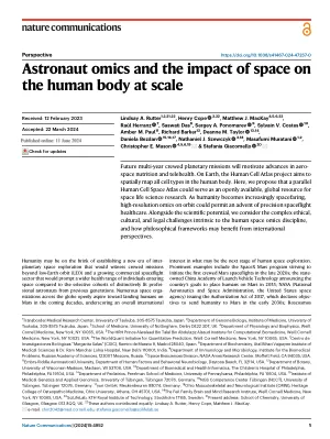 Astronaut omics and the impact of space on the human body at scale