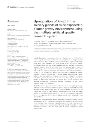 Effects of spaceflight on the mouse submandibular gland