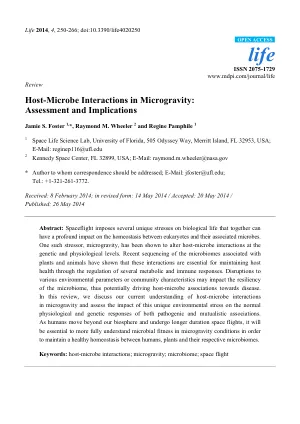 Host-microbe interactions in microgravity: assessment and implications.