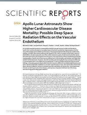 Apollo Lunar Astronauts Show Higher Cardiovascular Disease Mortality: Possible Deep Space Radiation Effects on the Vascular Endothelium
