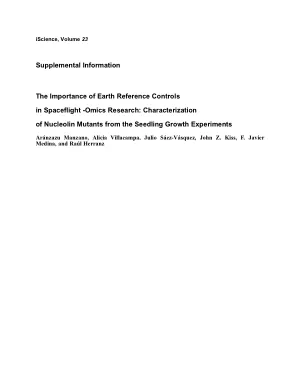 The importance of Earth reference controls in spaceflight-omics research: Characterization of nucleolin mutants from the Seedling Growth experiments