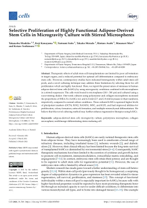 Microgravity Reduces the Differentiation and Regenerative Potential of Embryonic Stem Cells