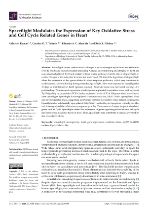 Spaceflight Modulates the Expression of Key Oxidative Stress and Cell Cycle Related Genes in Heart