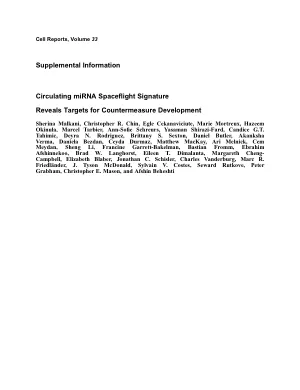 Circulating miRNA spaceflight signature reveals targets for countermeasure development