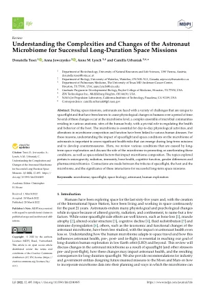Understanding the Complexities and Changes of the Astronaut Microbiome for Successful Long-Duration Space Missions