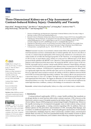Role of shear stress on renal proximal tubular cells for nephrotoxicity assays