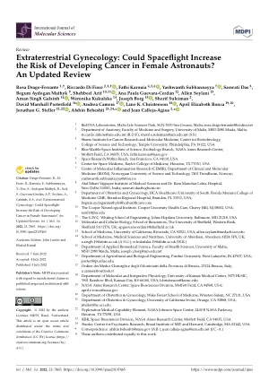 Extraterrestrial Gynecology: Could Spaceflight Increase the Risk of Developing Cancer in Female Astronauts? An Updated Review